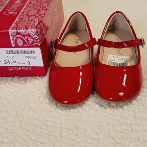 red girl shoes (for party) size 9